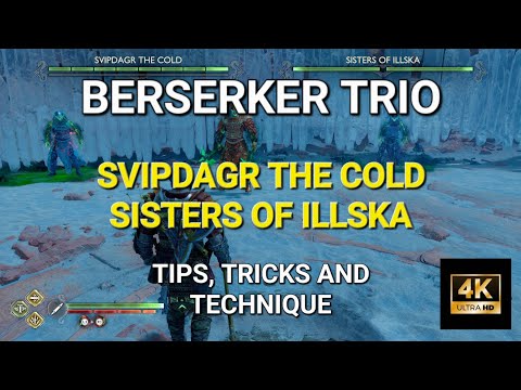 Svipdagr the cold and Sisters of Illska - Berserker trio - Easy defeat tips, tricks and technique