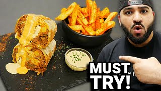 STOP BUYING Fast Food! Make Juicy Beef Cheese Wrap Instead! 🌯😳