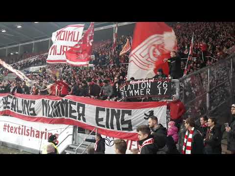 U.N.V.E.U (Mainz 05  2-3  1.FC Union  09.11.20190 Respekt für die Fans von Berlin Union U.N.V.E.U
