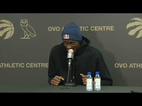 Pascal Siakam reacts to Nick Nurse saying the Sixers vs Raptors series will be a "slug fest"