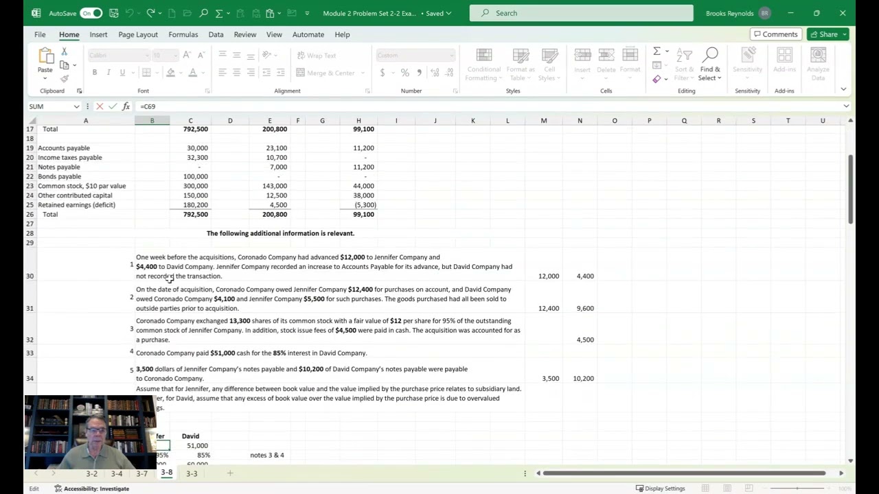 SNHU ACC 405 Module Two Problems
