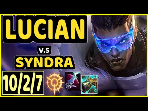 INNAXE (LUCIAN) vs SYNDRA - 10/2/7 KDA MID CHALLENGER GAMEPLAY - EUW
