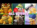 New Super Mario Bros U Deluxe All Bosses Fight No Damage