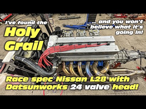 The Holy Grail! Race Spec Nissan L28 & 24 Valve Datsunworks Head! What It's Going In Will Shock You!