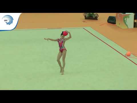 Lala Kramarenko (RUS) - 2018 Rhythmic European Champion, junior ball