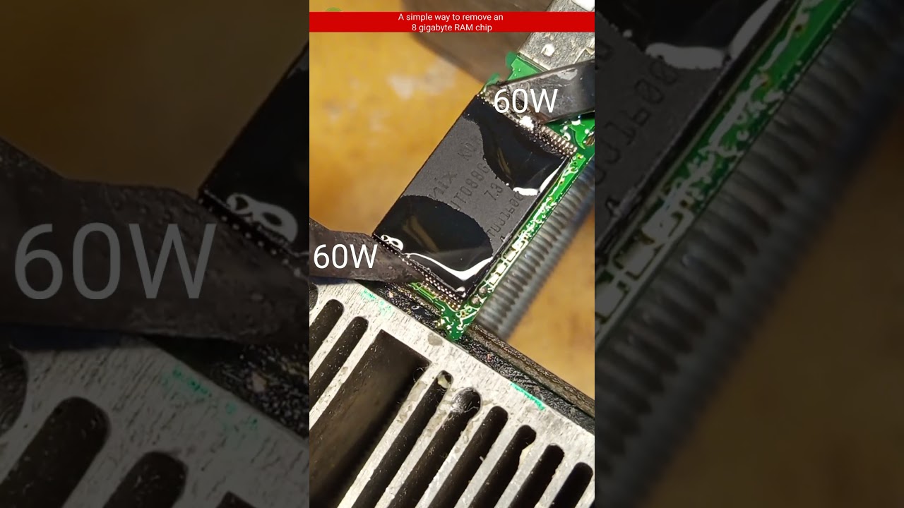 A simple way to remove an 1 GB on flash drive type HY27UT088G2M