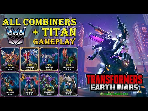 ALL DECEPTICON COMBINERS,GODMASTER & TITAN DESTROY AUTOBOTS - TRANSFORMERS