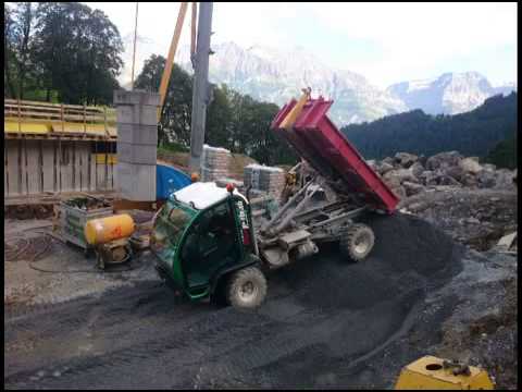 Generatortransport in Braunwald