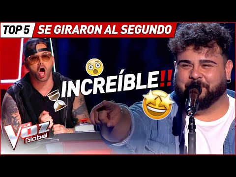 GIRARON sus sillas AL INSTANTE al escuchar sus primeras notas en La Voz