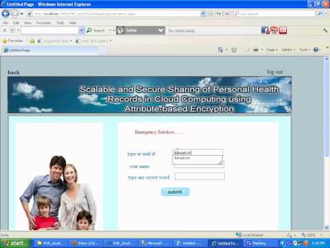 Scalable and Secure Sharing of Personal Health Records in Cloud uisng ABE