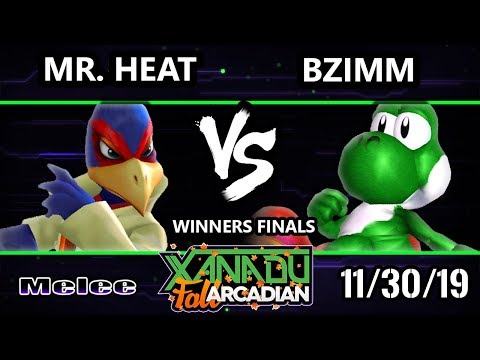 Xanadu MFA SSBM - Mr. Heat (Falco, Sheik) Vs. BZimm (Yoshi) Smash Melee Winners Finals