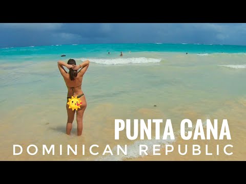 🌴Beach Walking Tour - Punta Cana - Grand Bavaro Princess Beach - Carribean Sea - March, 2022