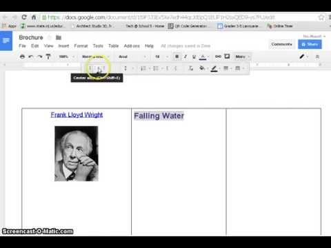 How to create brochure with Google Docs