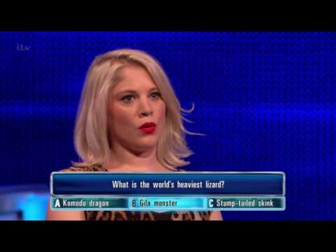 Helen Gets Her Lizard Question Wrong - The Chase