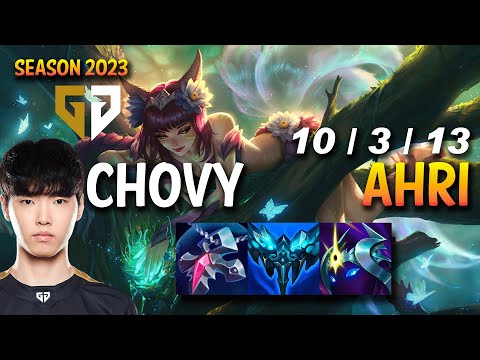 GEN Chovy AHRI vs TRISTANA Mid - KR Ranked