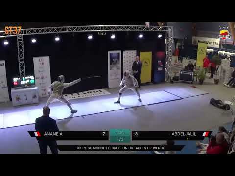 Aux en Provence World Cup 2023 JMF - GOLD - Anas Anane FRA v Wael Abdeljalil FRA