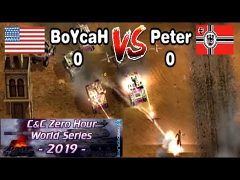 BoYcaH vs PeterSpicySnack! Best of 9 Games - RND 3 - In-Game-View - CNC:ZH WORLD SERIES 2019