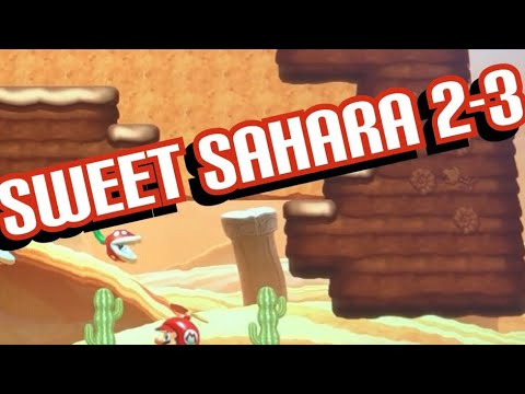 Super Mario Maker 2: Sweet Sahara 2-3 gameplay