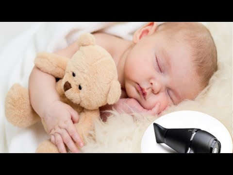 Uśpij dziecko w 5 Minut 🌛 Biały szum suszarki do włosów do snu, zapomnij o nieprzespanych nocach :)