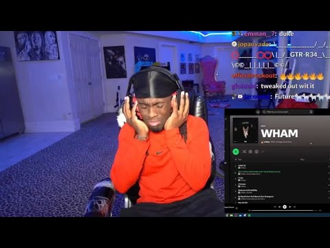 Kai Cenat reacts to "Dum Dumb and Dumber" Ft. Future & Young Thug on Lil Baby's new album