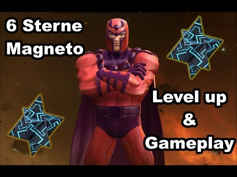 6 Sterne Magneto - Level up und Gameplay Video I Marvel Sturm der Superhelden