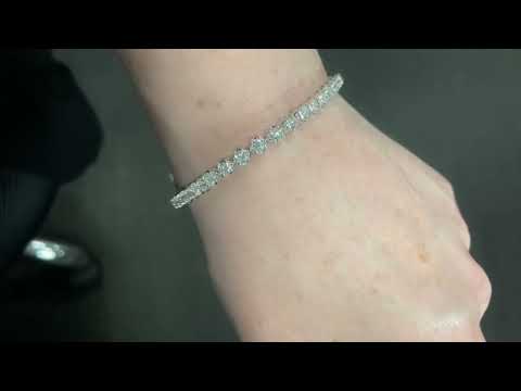 4 00ct Lab Grown Diamond Tennis Bracelet - Australian Diamond Network
