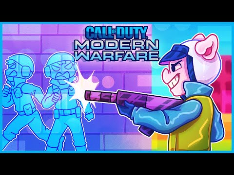 Modern Warfare but this gun can shoot through the ENTIRE MAP...