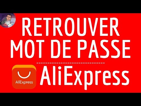 Part of a video titled Retrouver MOT de PASSE oublié ALIEXPRESS, RECUPERER le mot ...
