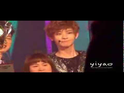 [Fancam] 120417 EXO K Show Champion ENDING (Chanyeol Focus)