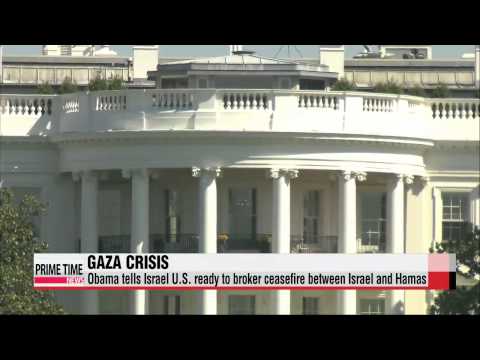Obama ready to broker ceasefire in Gaza