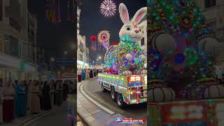 Download lagu Super magnificent takbiran, takbir keliling 2026 #takbiran #eid #disney #paracade #rabbit mp3