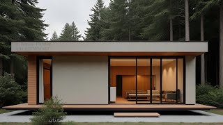 20’x20’ (6x6 m) Modern Tiny House Design | Cozy Off Grid Living