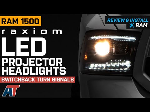 2009-2018 RAM 1500 Raxiom LED Projector Headlights with Switchback Turn Signals Review & Install