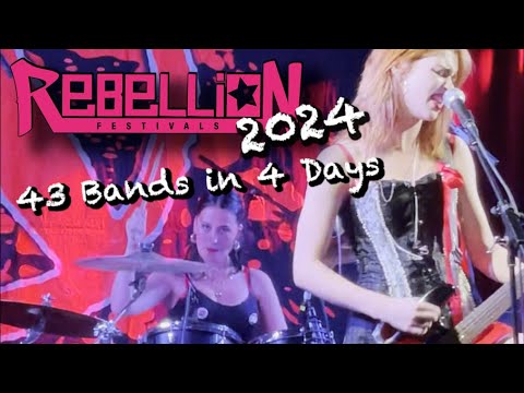 43 Bands in 4 Days! Rebellion Punk Festival Blackpool 2024