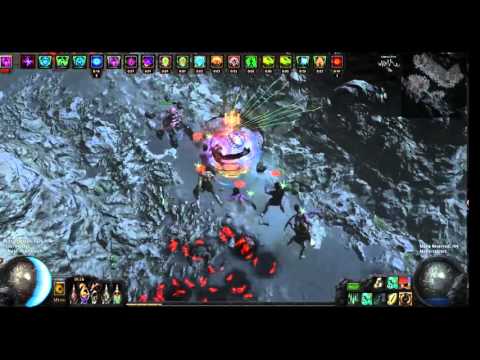 [2.2] "Insane Pit" Wasteland Map - 18% Physical Reflect+Temp Chains vs Queen of Blades CoC