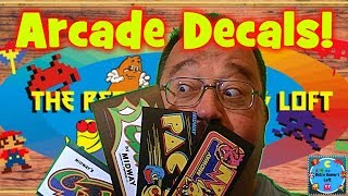 Cool Arcade Decals From The Retro Gamer's Loft!