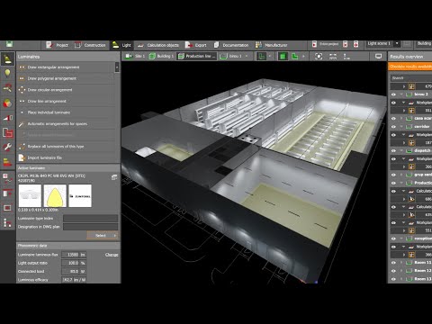 Lighting for dispatch area