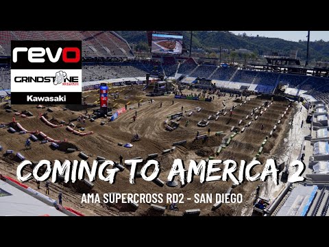 REVO GRINDSTONE KAWASAKI COMING TO AMERICA 2 EP2 - FT Dylan Walsh San Diego AMA Supercross
