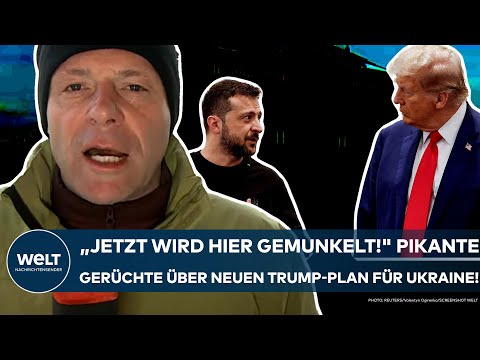 PUTINS KRIEG: "Jetzt wird hier gemunkelt!" Pikante Gerüchte über neuen Trump-Plan für die Ukraine