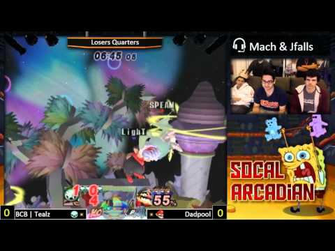 SOCAL ARCADIAN 2 - Losers Quarters ft. BCB | Tealz VS Dadpool