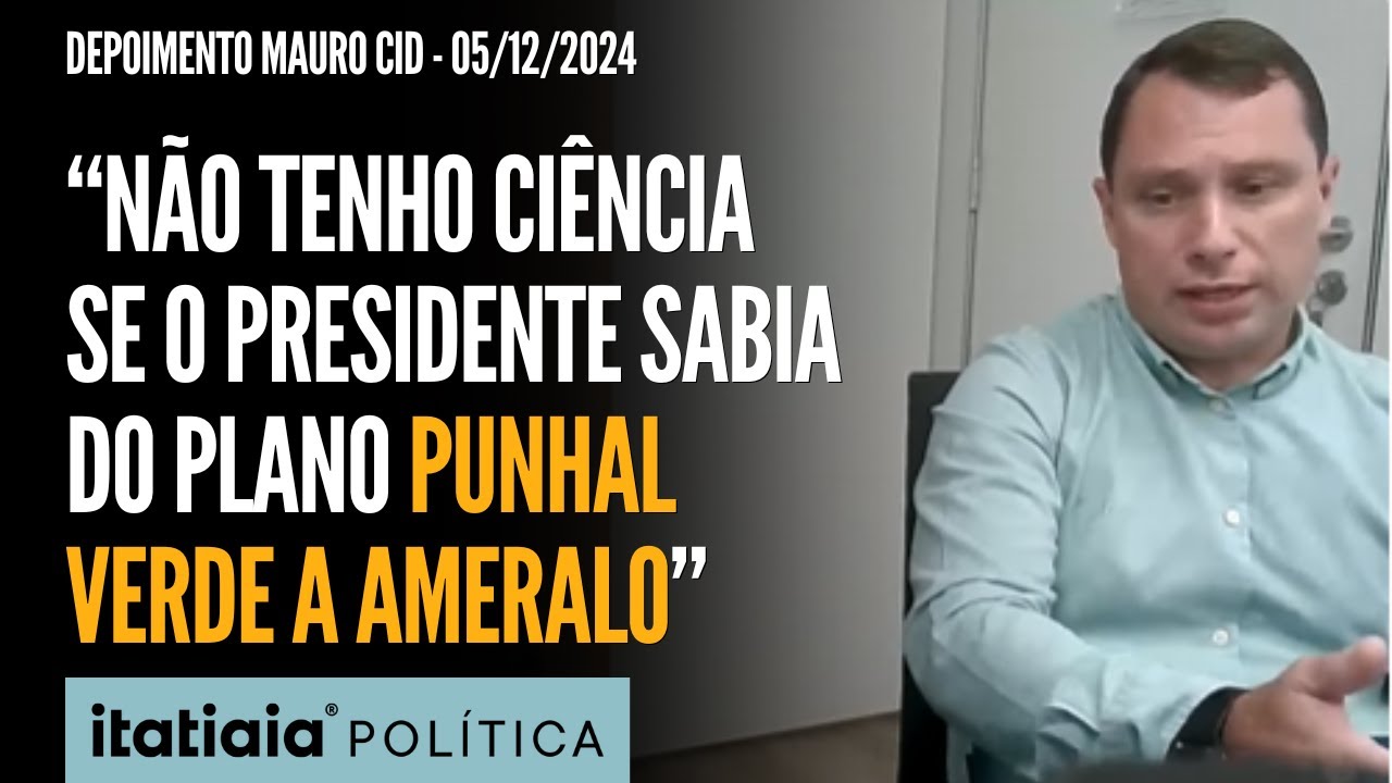 MAURO CID FALA EM DEPOIMENTO SOBRE PLANOS DO ENTÃO GOVERNO BOLSONARO DE SE MANTER NO PODER