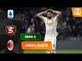MILAN HEEFT HET MOEILIJK TEGEN HEKKENSLUITER | Salernitana vs Milan | Serie A 2021/22 | Samenvatting