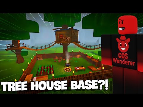 I Built the ULTIMATE Tree House Base in 99 Nights in a Forest?!