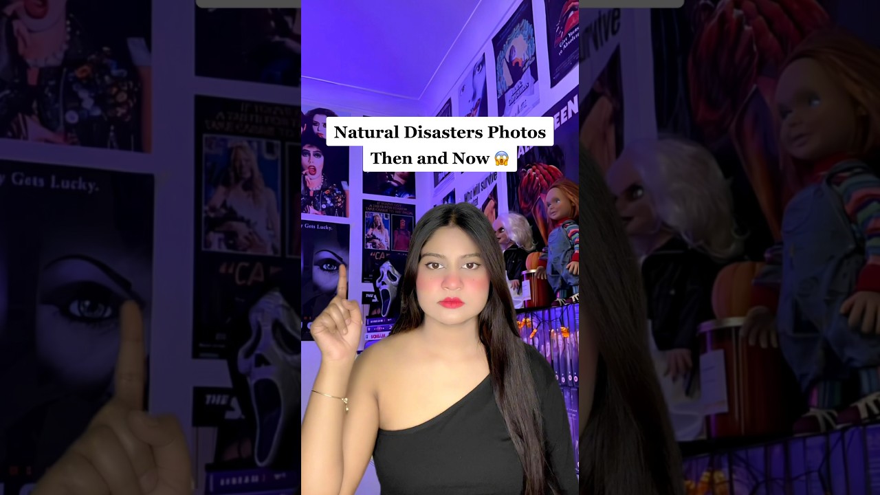 Natural Disasters Photos Then and Now…😱 @Starr02 #shorts #fypシ