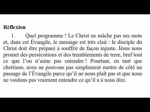 Chrétien pour le meilleur et pour le pire - Dimanche 13 novembre 2022 -  Luc 21, 5-19