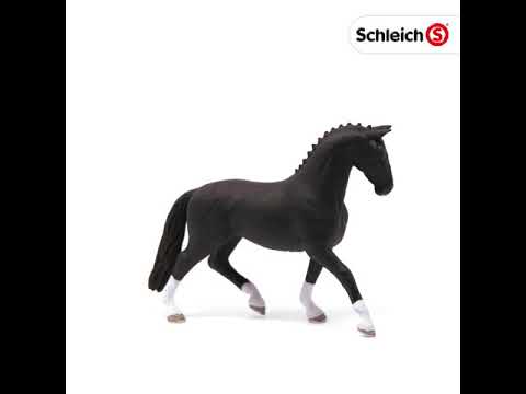 Schleich figūrėlė Hanoverio veislės kumelė, juoda video