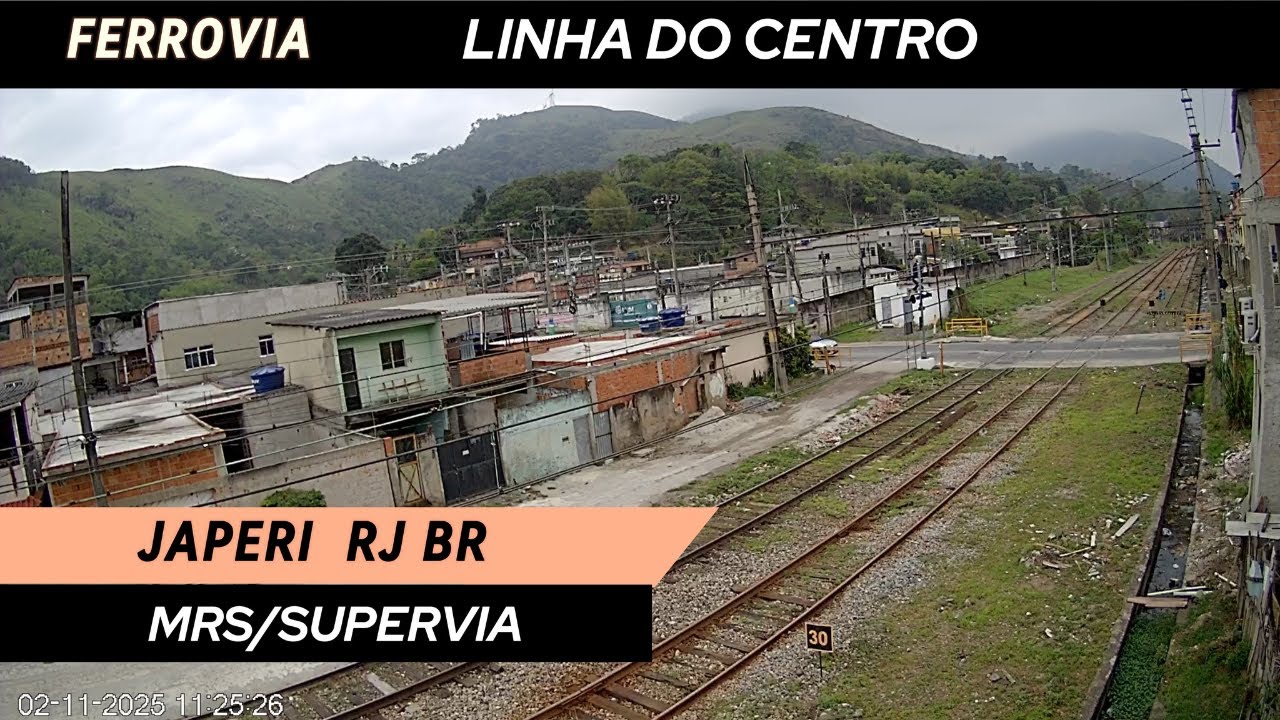 Live webcam view of Trenes en la estación de Japeri