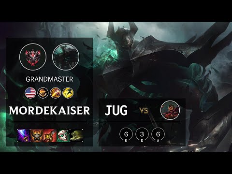 Mordekaiser Jungle vs Graves - NA Grandmaster Patch 10.13
