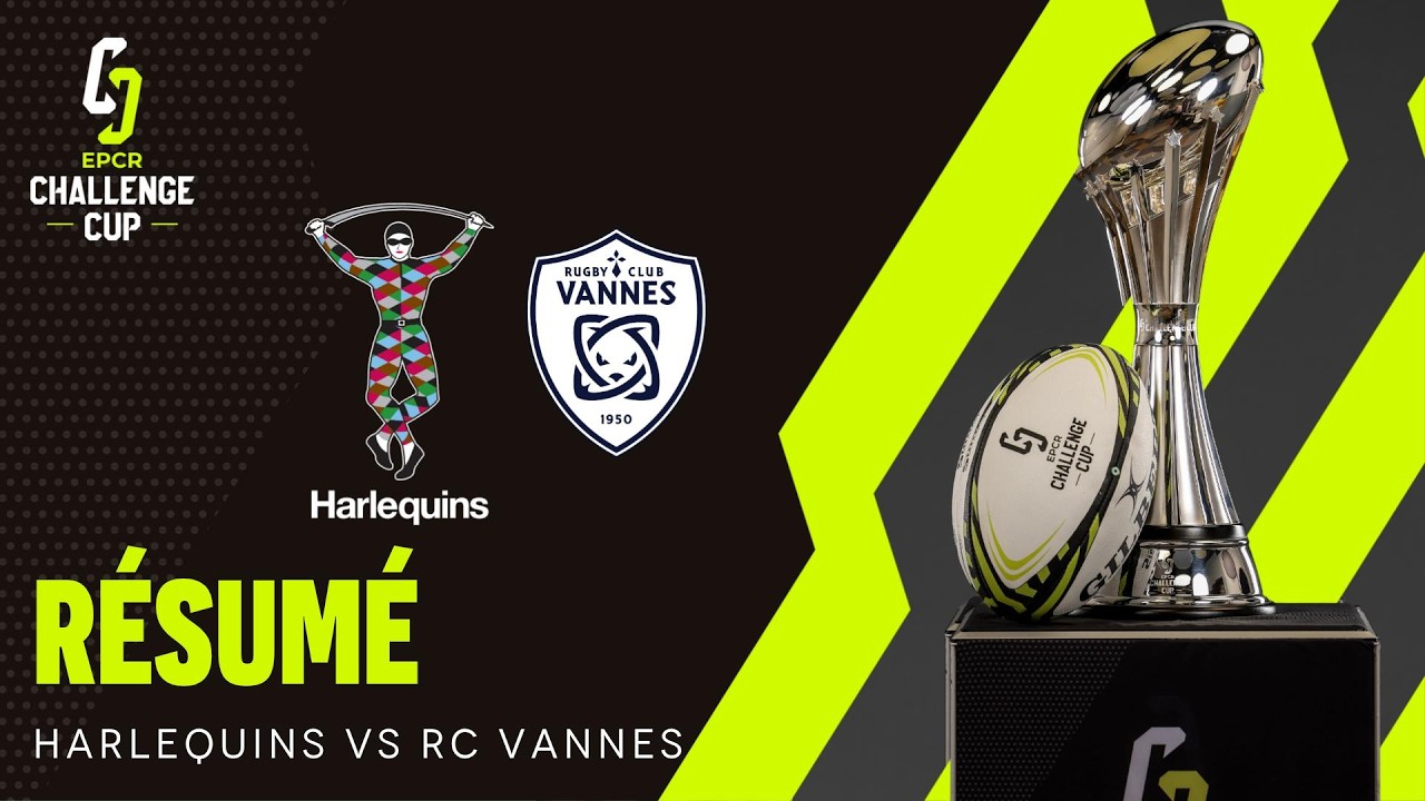 Résumé - Harlequins v RC Vannes │ EPCR Challenge Cup 2026/27