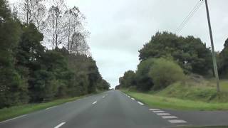 preview picture of video 'Driving On The D31 & D787 From Bulat Pestivien To Moustéru, Brittany, France 19th October 2012'